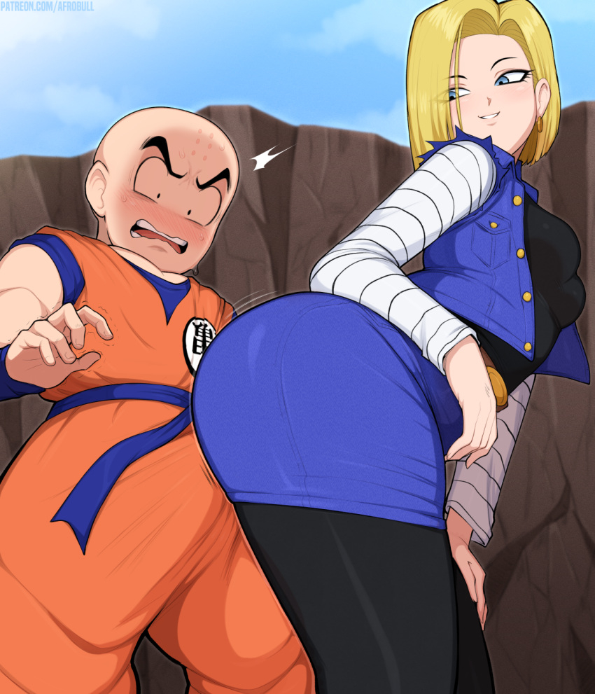 Android 18 Sex Porn - Krilln and Android 18's First Meeting