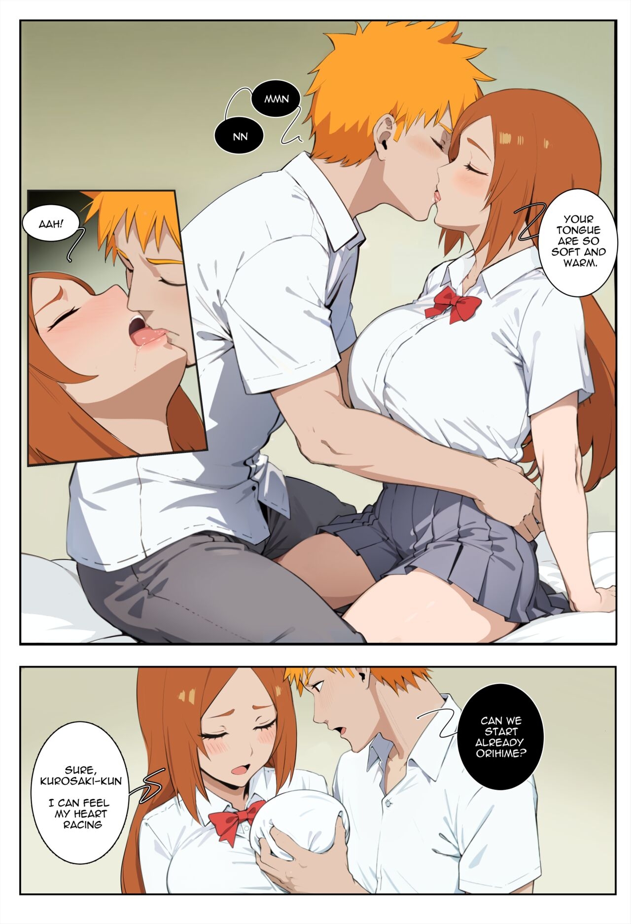 Orihime and ichigo porn