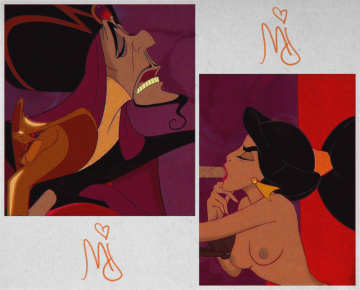 Princess Jasmine Aladdin Abu Jafar The Sultan The Genie