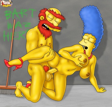 Marge Simpson Groundskeeper Willie