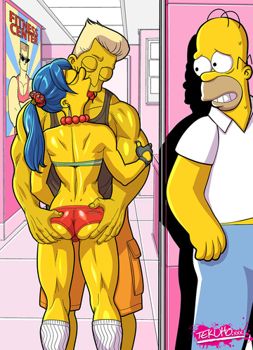 Homer Simpson Marge Simpson