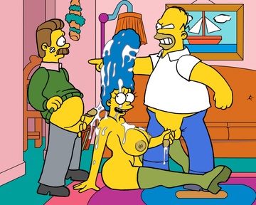 Nikki Wong Marge Simpson Ned Flanders Homer Simpson Amy