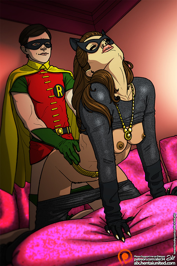 Harley Quinn Catwoman Batgirl Batman Robin Batman