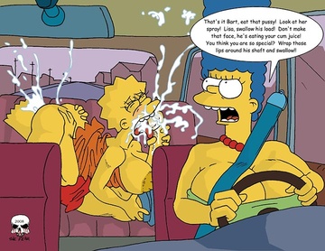 Lisa Simpson Marge Simpson
