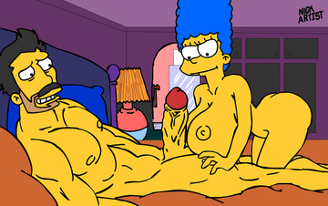 Marge Simpson Ms. Krabappel 