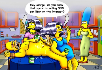 Marge Simpson Patty Bouvier  Selma Bouvier Lisa Simpson Homer Simpson